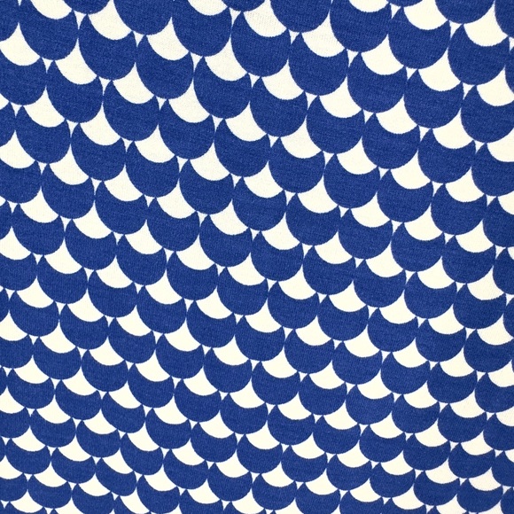 Boden Lola Dress Womens 14 Wrap Jersey Stretch Scallop Half Moon Soft Pockets - Picture 5 of 10